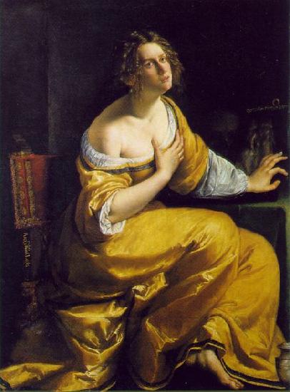 Artemisia  Gentileschi Maria Maddalena